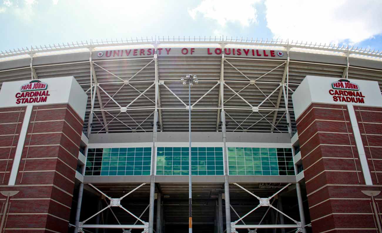 Cardinal Stadium, Louisville KY, home of the Louisville Cardinals